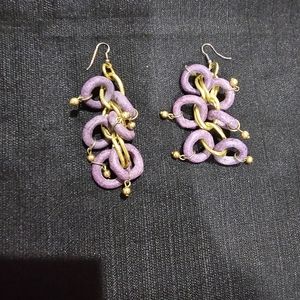 Vintage statement earrings